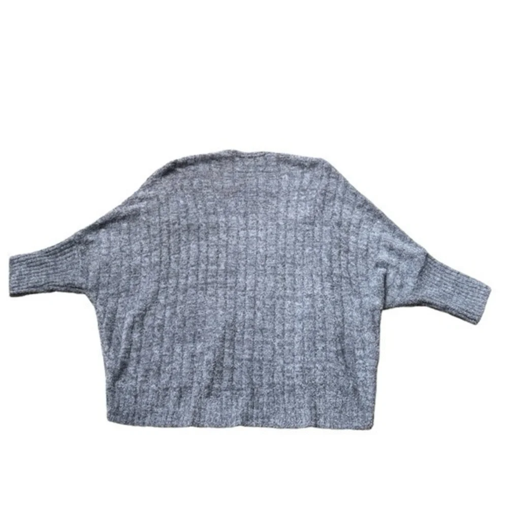Barefoot Dreams CozyChic Lite Gray‎ Shrug Open Front Cardigan Size S/M